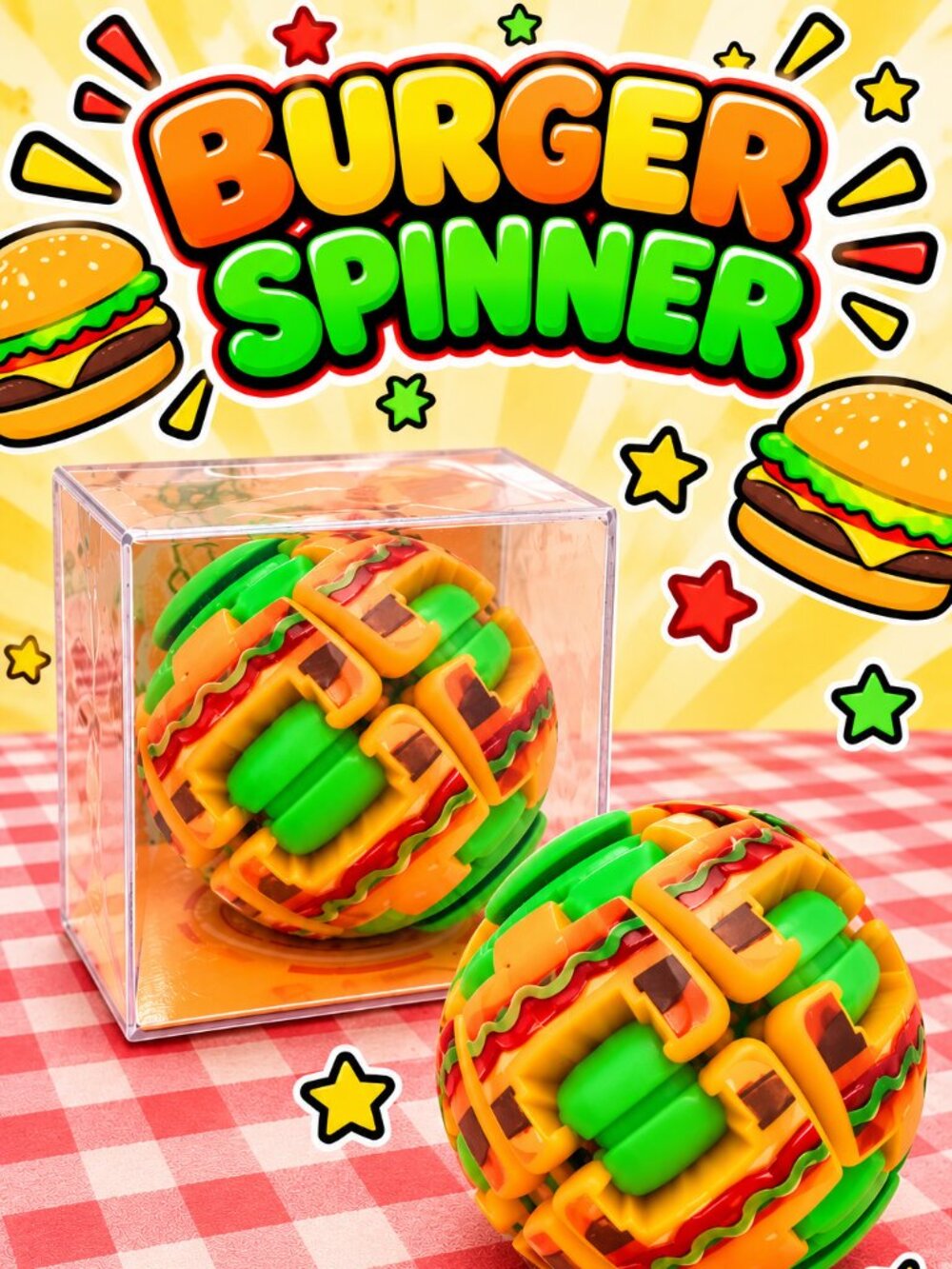 Burger Fidget Spinner